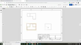 4. Isometric and Orthographic Project from 3D model in OnShape