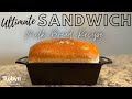 THE BEST Sandwich Bread Recipe! Soft & Fluffy Milk Bread Perfect for PB&Js!🥛🍞 #bread