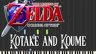 Zelda Ocarina Of Time - Kotake And Koume (Synthesia)