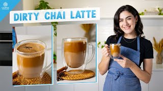 Cozy Recipes: Dirty Chai Latte made with #LowGI Coconut Nectar 😋 #TasteTheDifference 🌴