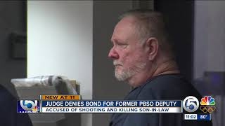 Former PBSO denied bond after arrest Sunday on murder charges