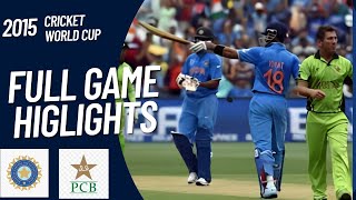 CWC15 Indian vs Pakistan-India innings |Pakistan vs India world cup 2015 cricket match highlights