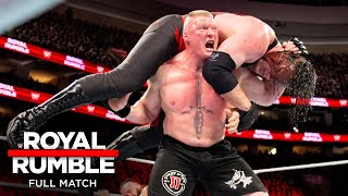 FULL MATCH - Lesnar vs. Strowman vs. Kane – Universal Title Triple Threat Match: Royal Rumble 2018