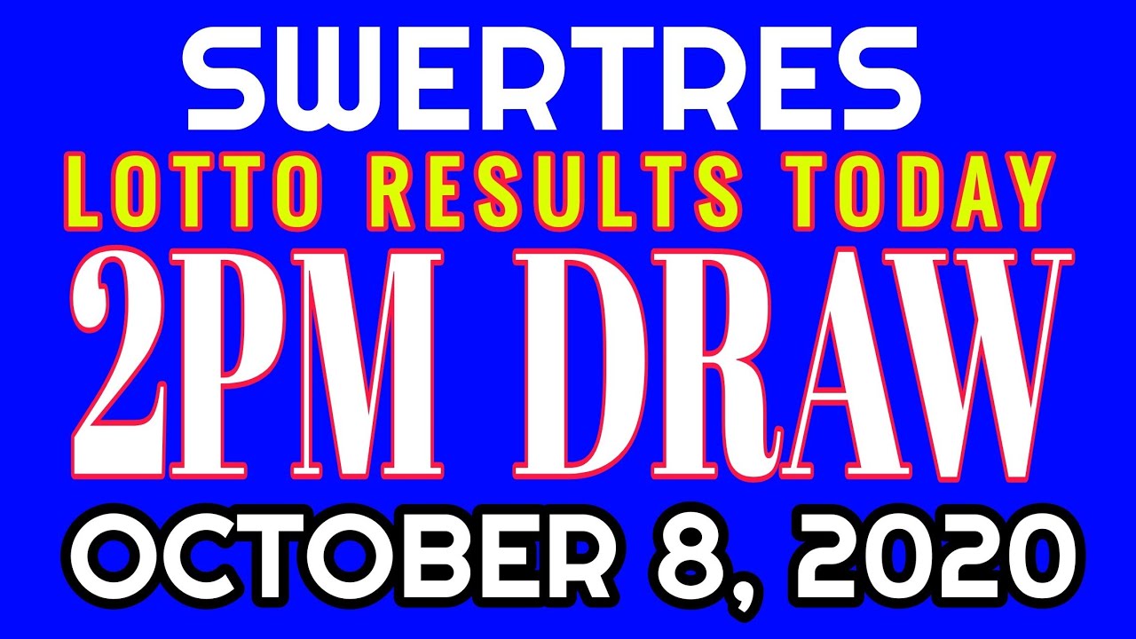 Swertres Result Today 2PM DRAW October 8 2020 2D STL| Swertres Hearing ...