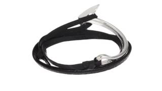 Miansai Anchor Half Cuff on Leather Bracelet  SKU:8855251