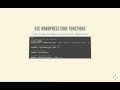 Getting started with developing WordPress plugins