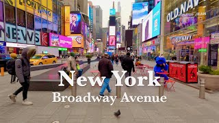 New York 🇺🇸 Broadway Walking Tour [4K | 60fps]