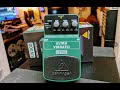 Behringer UV300 Ultra Vibrato Guitar Pedal Demo (Boss VB-2 Vibrato Clone)