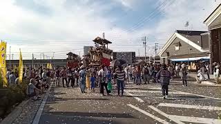 2019年10月6日愛知県東海市、大田祭り、市場組どんでんです😃