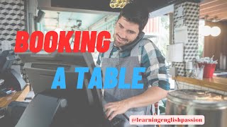 Booking a table | practice english listening A1 | British council