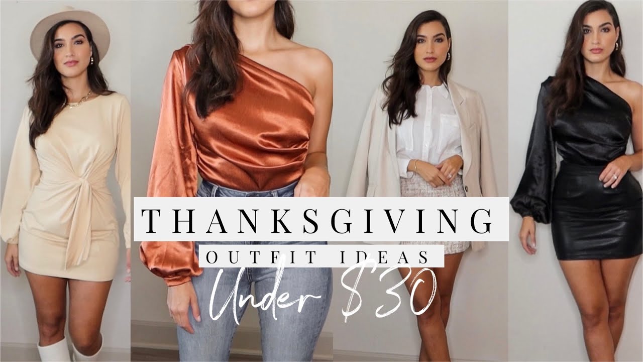 AFFORDABLE THANKSGIVING OUTFIT IDEAS | AMAZON HAUL - YouTube