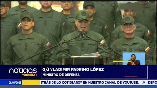 Vladimir Padrino López rechazó declaraciones de Edmundo González