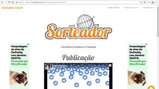 Dica #1 Sorteador.com.br - Como realizar sorteio no Facebook