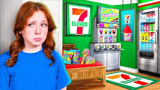 I Built a SECRET 7-11 in My Daughter’s Room and Hid It From Her