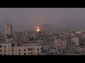 strikes on gaza city on the 16th day of the war between israel and hamas afp