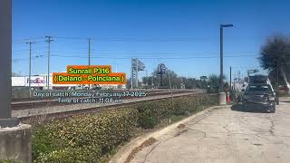 Railfan shorts: Sunrail Commuter trains P317 \u0026 P316 passing through Taft FL @ 11:08 am