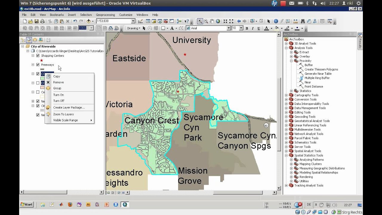 ArcGIS Desktop Part 23 (analyzing Feature Relationships 2: Combining ...