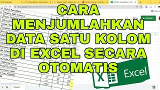 Cara Menjumlahkan Data di Microsoft Excel