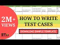 How To Write TEST CASES In Manual Testing | Software Testing