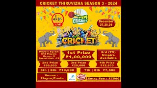 (PQ) Black Pearl vs RNA  PVPL CRICKET CRICKET THIRUVIZHA SEASON 3 - 2024