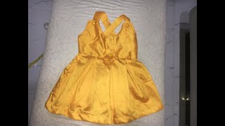 Beautiful \u0026 easy baby girl dress ਬਚੇ ਕੱਪੜੇ ਦੀ ਖੂਬਸੂਰਤ ਬੇਬੀ ਫਰਾਕ ਬਣਾਉਣੀ ਸਿੱਖੋ MEHTAAB CREATIONS