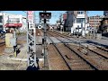 近鉄80000系大阪難波行き特急ひのとりa01近鉄富田駅通過e17 limited express hinotori bound for osaka namba pass