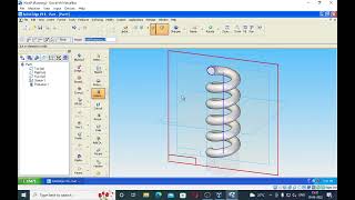 Helical Spring 3D model/solid edge