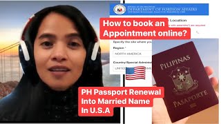 How to book Appointment for Philippine Passport Renewal In U.S.A 2024 | PCG Los Angeles