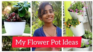 A Quick Make Flower Pot || എങ്ങനെ ഒരു പൂച്ചട്ടി പെട്ടെന്ന് ഉണ്ടാക്കാം || Craft Video || Devu Diya