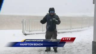 Gusts over 40 mph reported at Hampton Beach