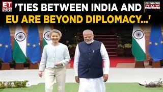 European Commission Chief Ursula Von Der Leyen On A 2-Day Visit To India | Top News | ET Now