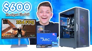 Budget $600 Gaming PC Build 2024! 👌 [Full Build Guide w/ 1080p Benchmarks]