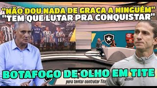 FILIPE LUÍS EXPLICA A CONVERSA COM ALCARAZ..  A  DIFERENÇA DO BOTAFOGO DE 24 E 25 TITE NA MIRA