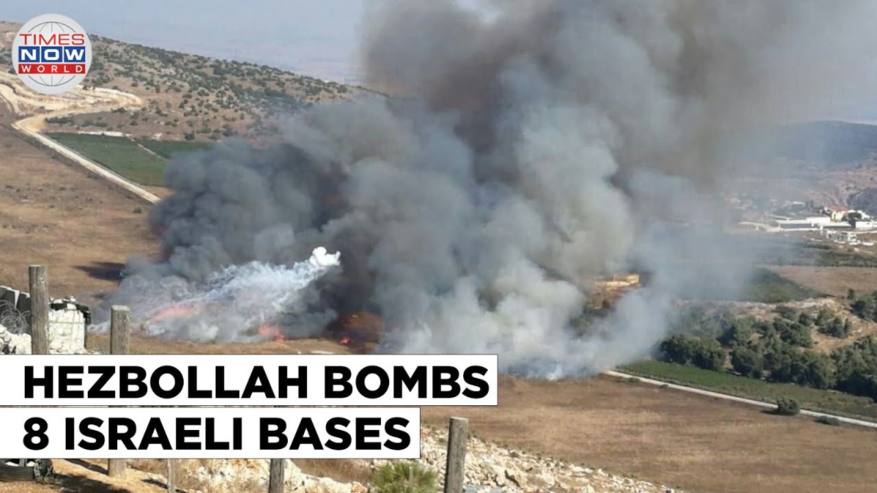 Watch: Hezbollah Hits 8 Israeli Bases, IDF Under Missile Attack ...