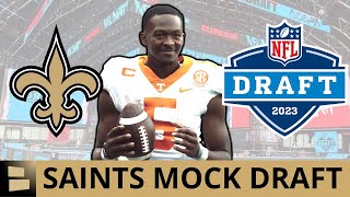 NFL Mock Draft: New Orleans Saints 7-Round Draft For The 2023 NFL Draft Ft. Hendon Hooker