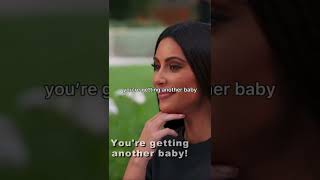Kim tells the family she’s pregnant 🤰#shorts #ytshorts