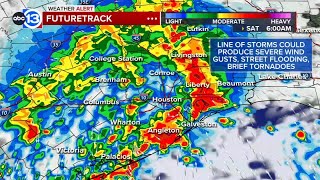 ABC13 Weather Alert and Flood Watch issued for Saturday