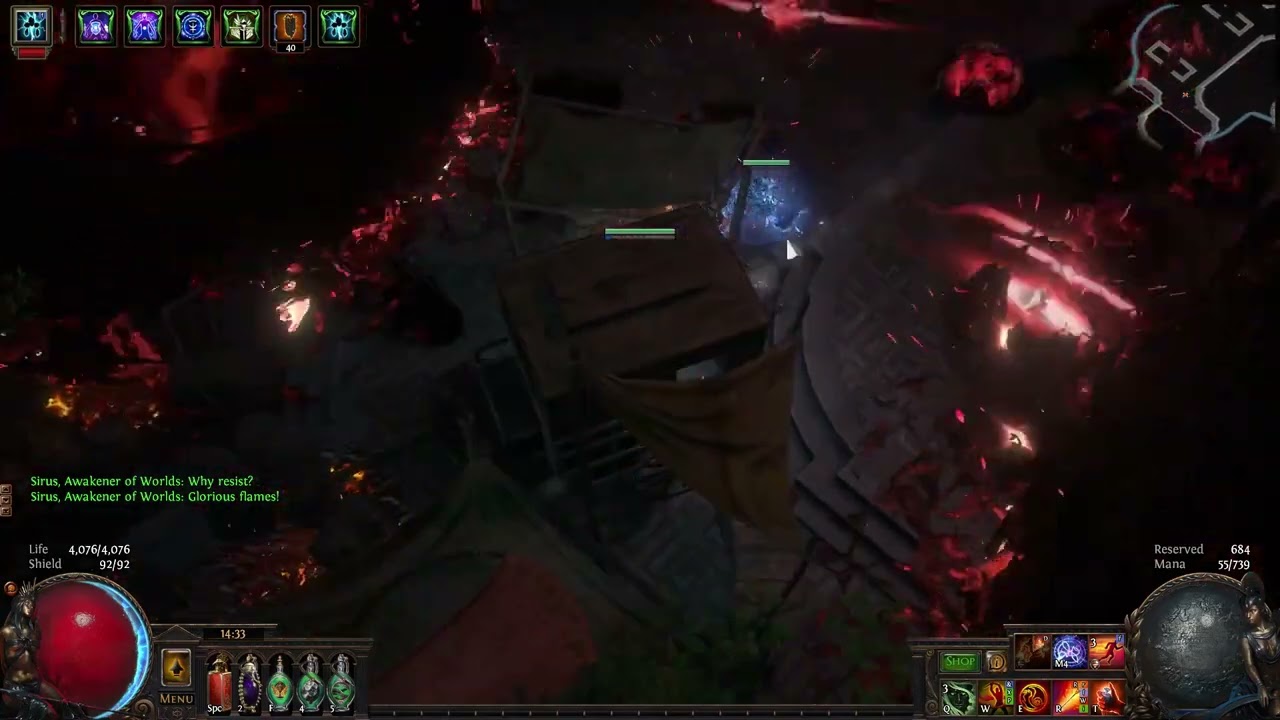 Path Of Exile 3.20 Explosive Arrow Ballista Totem Elementalist VS Sirus ...