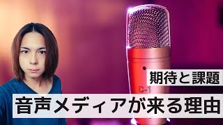 音声メディアがそれでもやっぱり今後伸びる理由【期待と課題】