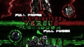 TLK Megatron #vs Lockdown #edit #shorts #transformers