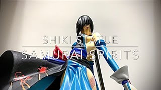 Shiki Samurai Shodown Sprits Porcelain Statue Unboxing and Revt