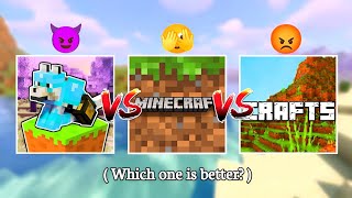 MasterCraft VS Minecraft VS Craftsman Building | Which one is better?!!