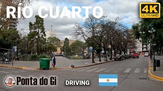 La segunda CIUDAD más GRANDE de CÓRDOBA en 4k - RIO CUARTO #driving TOUR invierno 2024 - ARGENTINA