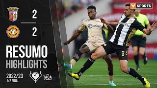 Highlights | Resumo: SC Braga 2-2 CD Nacional (Taça de Portugal 22/23)