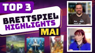 🏆 Brettspiel Hits MAI 2023 • TOP 3 gespielte Spiele