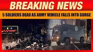 LIVE: Tragedy in Poonch: 5 Soldiers Killed, 5 Injured as Army Vehicle Falls into Gorge | News9