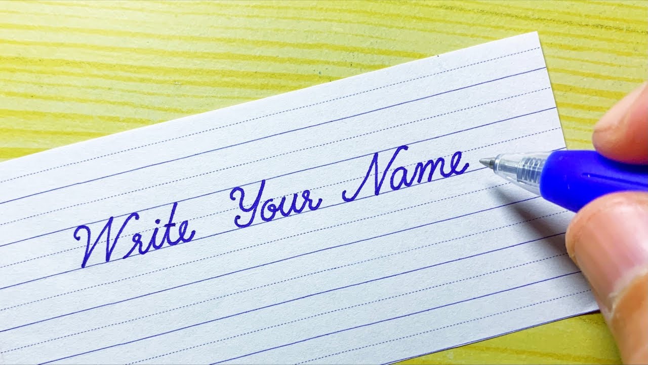 How To Write Your Name In Cursive Letters Infoupdate Org How To Write Your Name In Cursive Letters Infoupdate Org