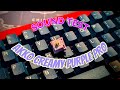 Akko Creamy Purple Pro Tactile Sound Test on MOD008 Aluminum Keeb