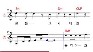 김현식·강인원·권인화 - 비오는 날의 수채화 MR