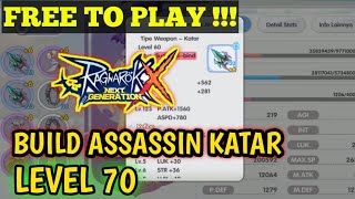 Update Build Assassin Cross Katar Critikal // Build Equipment , Status , Skill // ROX